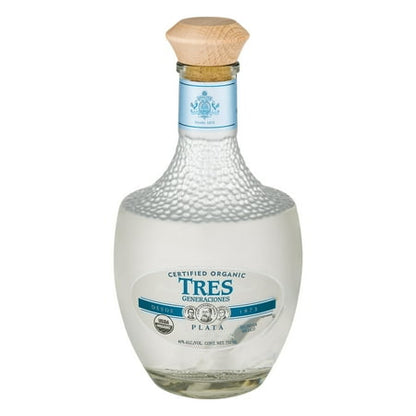 Tres Generaciones Certified Organic Plata Tequila, 750.0 ML