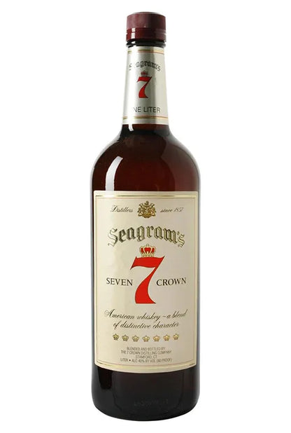 Seagram's 7 Crown American Blended Whiskey, 750 mL (80 Proof)
