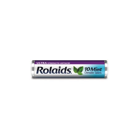 Rolaids Ultra Strength Tablets  Mint 10ct Roll