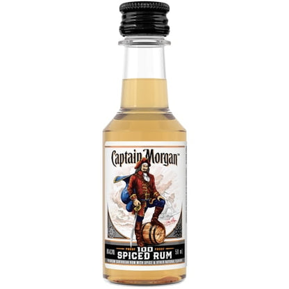Captain Morgan 100 Proof Spiced Rum, 50 mL