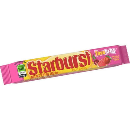 STARBURST FaveREDs Fruit Chews Candy Single Pack, 2.07 ounce (B01DF0LAYQ)