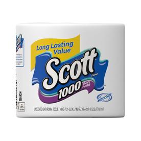 Scott 1000 Sheets per Roll Toilet Paper, 1 Roll