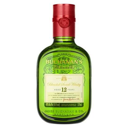 Buchanan's DeLuxe Aged 12 Years Blended Scotch Whisky, 375 mL (80 Proof)