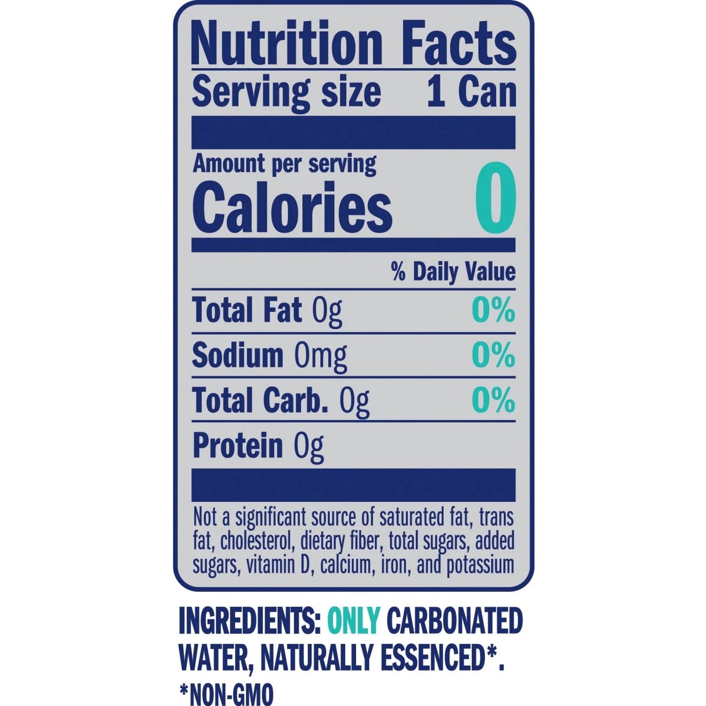 Sprkilng Water Can Pure 8/12 FO