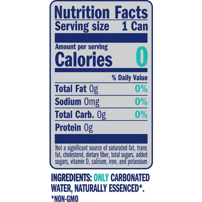 Sprkilng Water Can Pure 8/12 FO