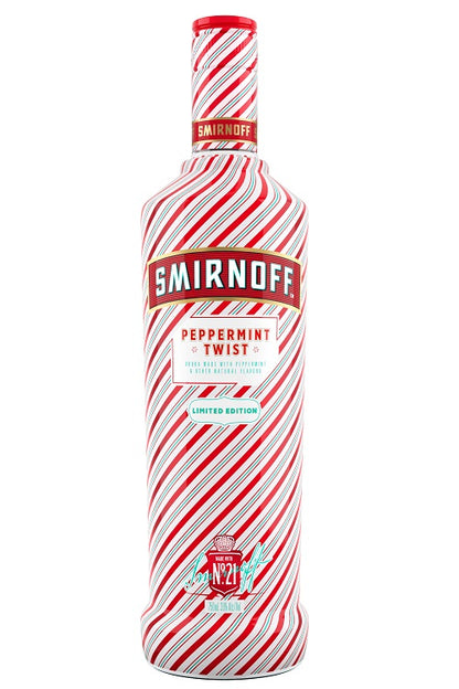Smirnoff Peppermint Twist 60 Proof (Vodka Infused With Natural Flavors) - 750 mL Bottle