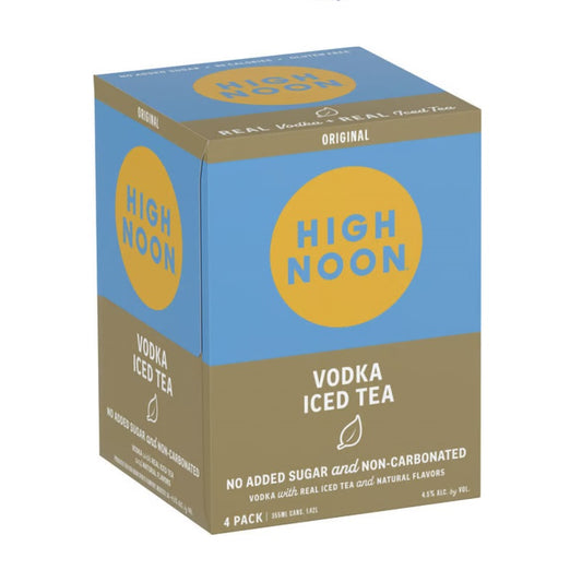 High Noon Iced Tea Org 4 Pk