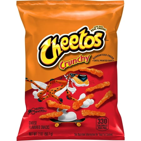 Cheetos Crunchy Cheese Flavored Snacks 2.0 Ounce Plastic Bag