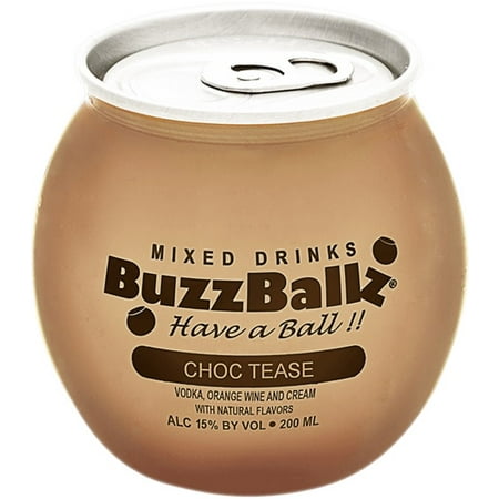 BuzzBallz Chocolate Chillars - 4pk/187ml Plastic Bottles