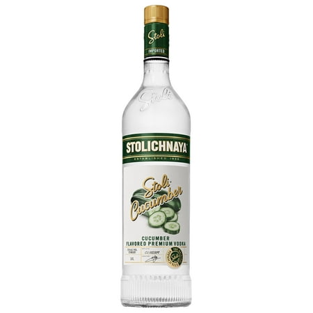Stoli Cucumber Vodka Flavored 750 ML