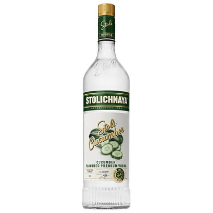 Stoli Cucumber Vodka Flavored 750 ML
