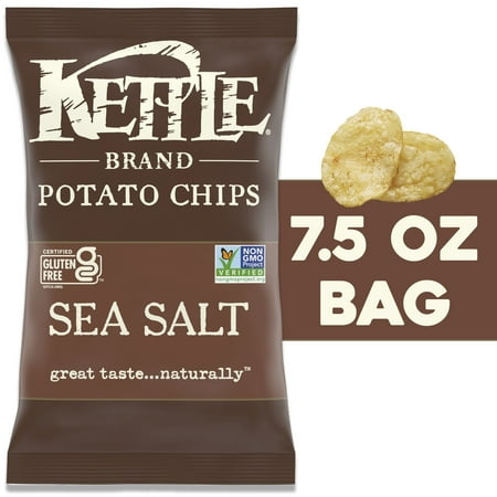Kettle Brand Sea Salt Kettle Potato Chips - 7.5oz