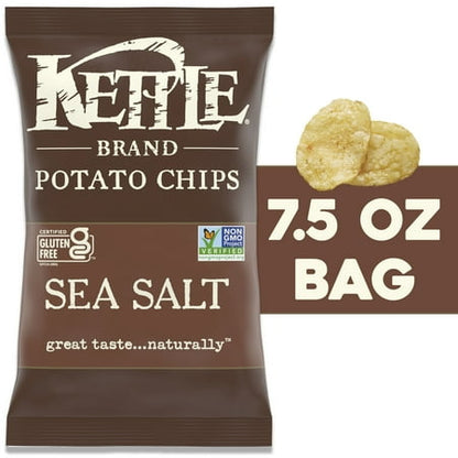 Kettle Brand Sea Salt Kettle Potato Chips - 7.5oz