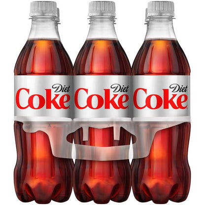 Diet Coke Bottles, 16.9 fl oz, 6 Pack
