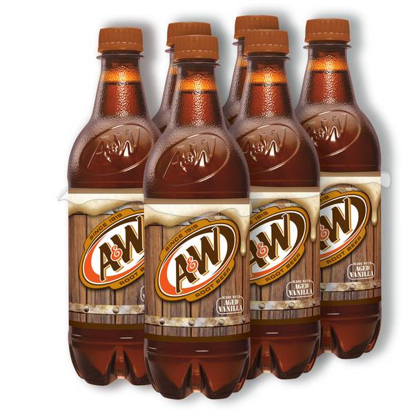 A&W, NATURALLY & ARTIFICIALLY FLAVORED SODA MADE WITH AGED VANILLA, ROOT BEER