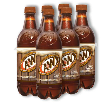 A&W, NATURALLY & ARTIFICIALLY FLAVORED SODA MADE WITH AGED VANILLA, ROOT BEER