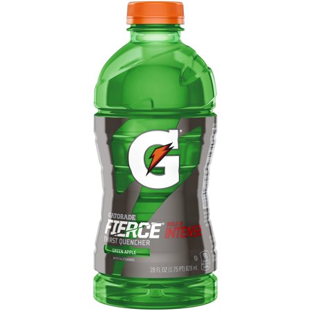 Gatarode Fierce Green Apple Thirst Quencher 28 Fluid Ounce Bottle