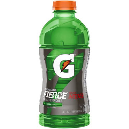 Gatarode Fierce Green Apple Thirst Quencher 28 Fluid Ounce Bottle