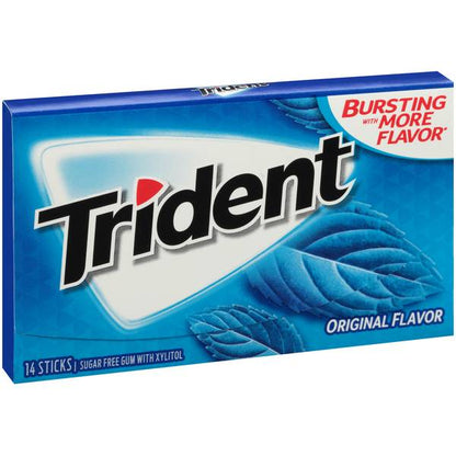 TRIDENT GUM ORIGINAL SUGAR FREE1X14 PC