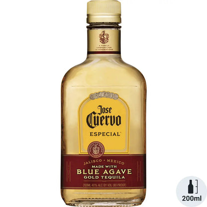 Jose Cuervo Especial Gold Tequila, 200 mL