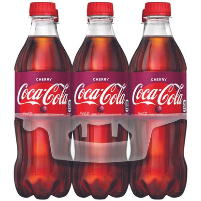 Coca-Cola Cherry Bottles, 16.9 fl oz, 6 Pack
