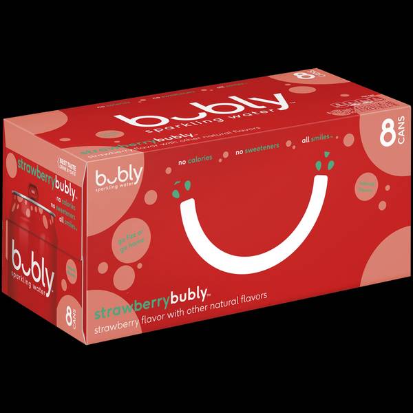 STRAWBERRY SPARKLING WATER, STRAWBERRY
