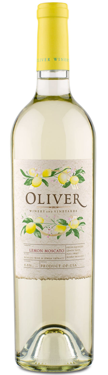 Oliver Winery Italian Lemon Spritz Moscato Wine, 750 ml