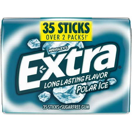 EXTRA LONG LASTING FLAVOR POLAR ICE SUGARFREE GUM