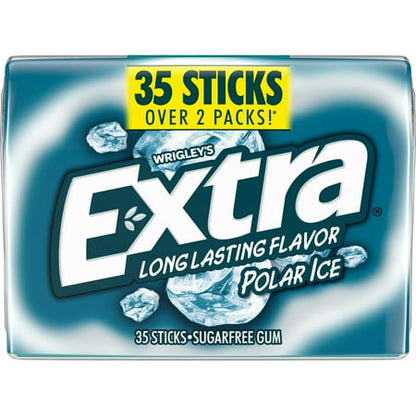 EXTRA LONG LASTING FLAVOR POLAR ICE SUGARFREE GUM