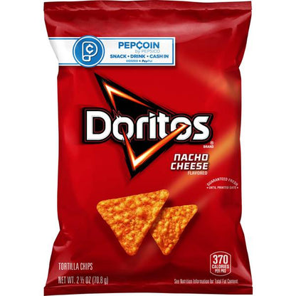 Doritos Nacho Cheese Tortilla Chips - 2.625oz