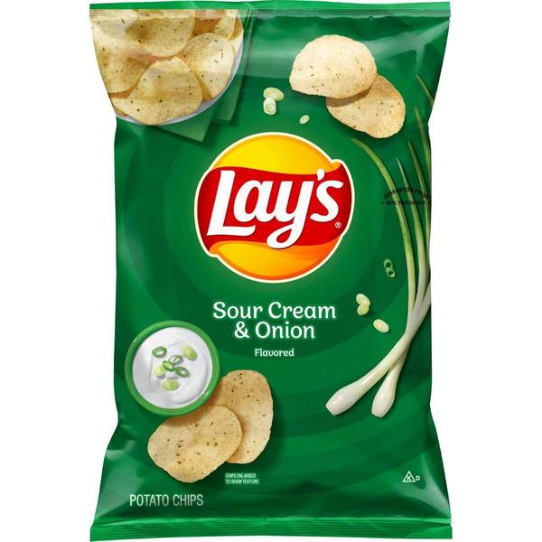 Lay's Sour Cream & Onion Flavored Potato Chips - 7.75oz