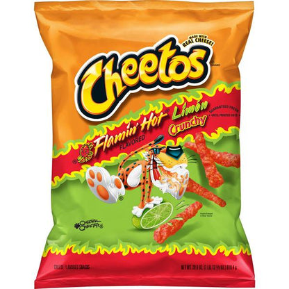 Cheetos Crunchy Flamin' Hot Limón Cheese Flavored Snacks - 8.5oz