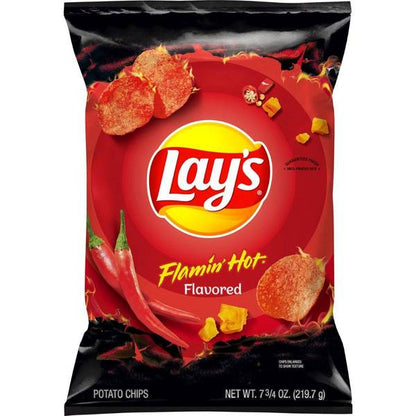 Lay's Flamin' Hot Flavored Potato Chips - 7.75oz
