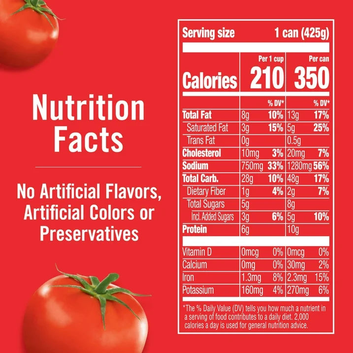 Chef Boyardee Beefaroni in Tomato and Meat Sauce, Ready-to-Eat Meal, 15 oz. Can