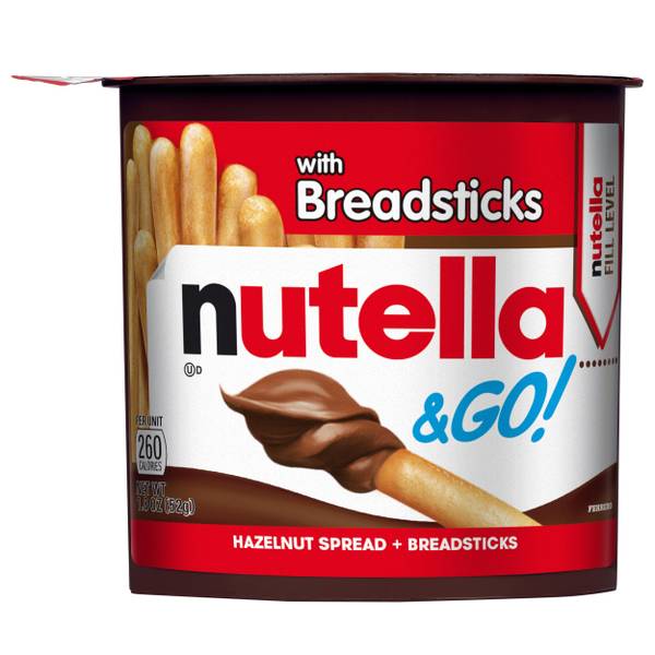 HAZELNUT SPREAD + BREADSTICKS
