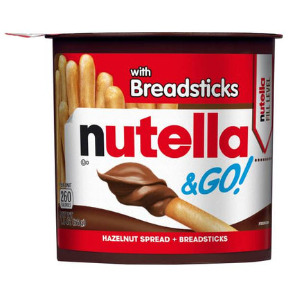 HAZELNUT SPREAD + BREADSTICKS