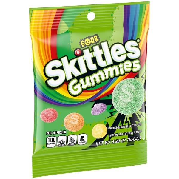 Skittles Sour Gummies Candy - 5.8oz