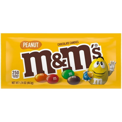 M&M'S, CHOCOLATE CANDIES, PEANUT, PEANUT