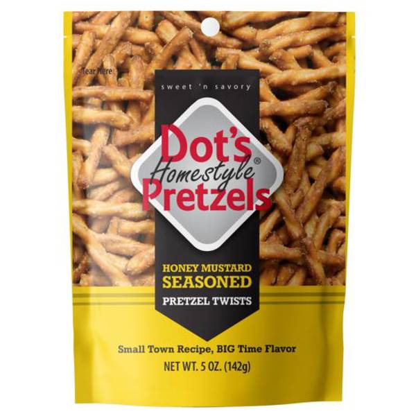 Dot s Homestyle Pretzels Honey Mustard Seasoned Pretzel Twists  5 oz