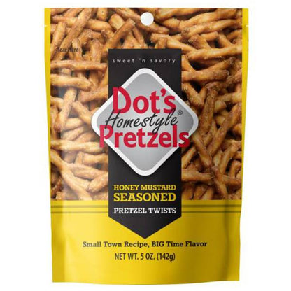 Dot s Homestyle Pretzels Honey Mustard Seasoned Pretzel Twists  5 oz