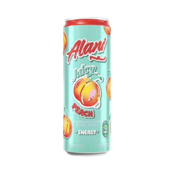Alani Nu Sugar-Free Energy Drink  Juicy Peach  12 fl oz