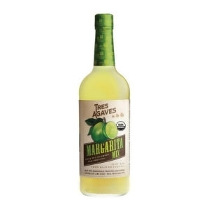 Tres Agaves Organic Lime Margarita Mix  1 Liter Bottle