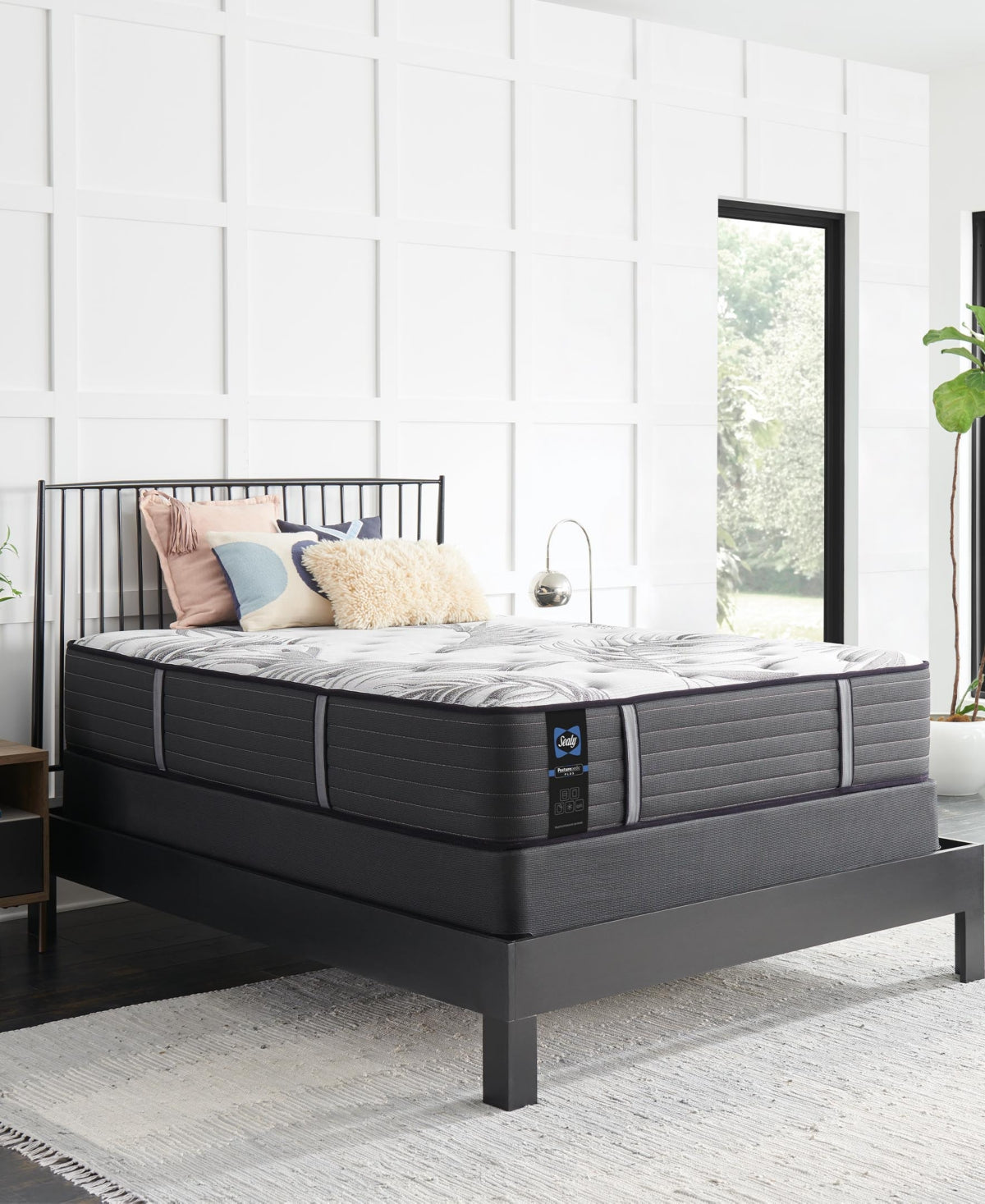 Sealy Premium Posturepedic Exuberant Ii 14" Firm Mattress Set- Twin Xl