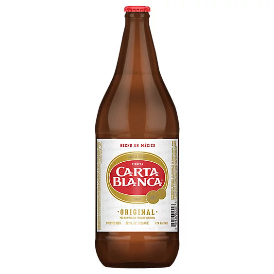 Carta Blanca Caguama Bottles - 32 Fl. Oz.