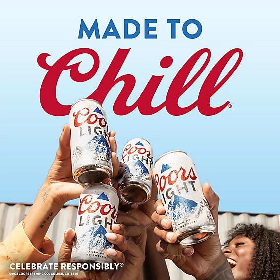 Coors Light American Style Light Lager Beer 4.2% ABV Bottles - 6-12 Fl. Oz.