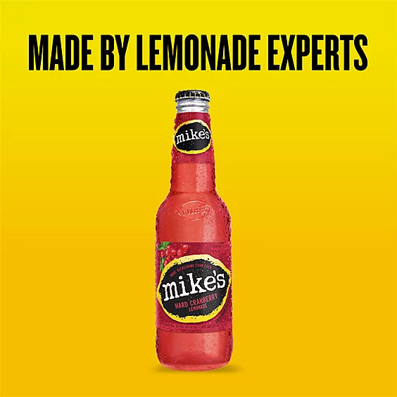 Mikes Hard Beverage Cool Hard Refreshing Lemonade Cranberry Passion Fruit Bottle - 6-11.2 Fl. Oz.