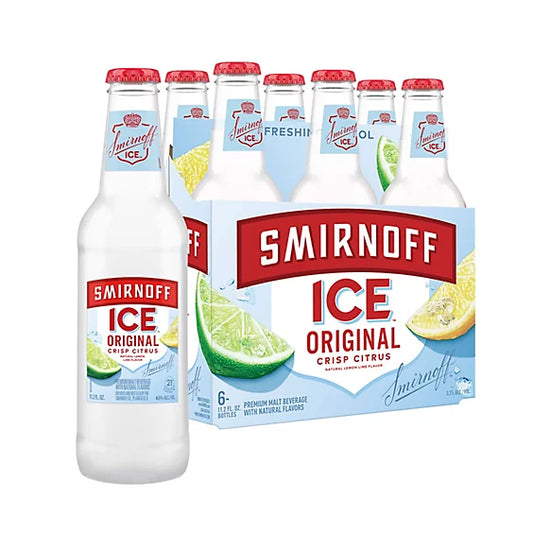 Smirnoff Ice Original Malt Beverage 4.5% ABV In Bottles - 6-11.2 Oz
