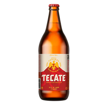 Tecate Original Mexican Lager Beer Single Bottle - 32 Fl. Oz.