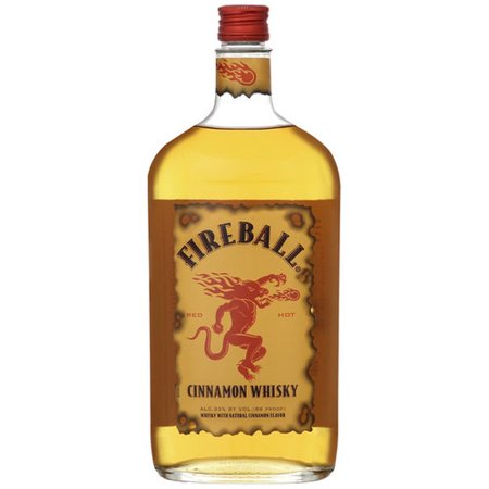 FIREBALL Whisky, Cinnamon, Red Hot, 1.0 L
