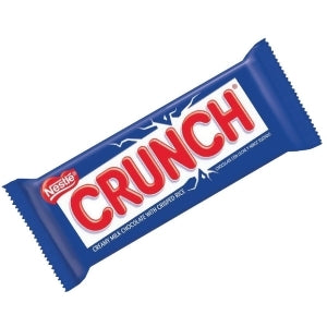 CRUNCH Chocolate Bar Single  Creamy Milk Chocolate With Crisped Rice  1.55 oz